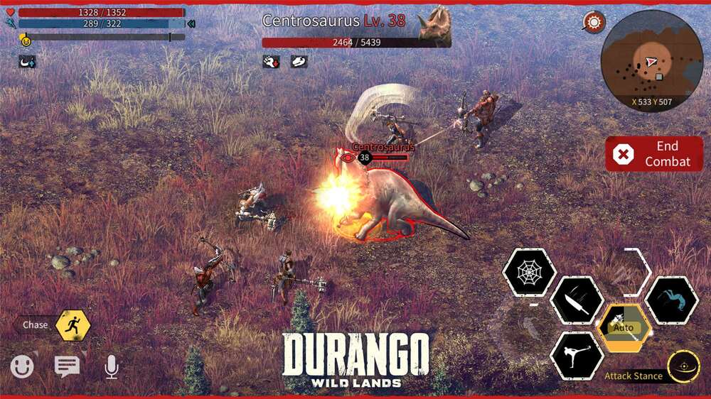 Mobiler Überlebenssimulator Durango: Wild Lands